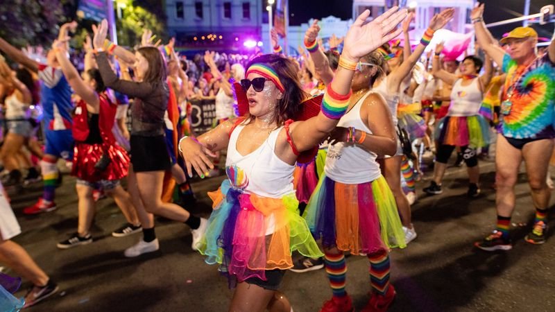 Sydney Mardi Gras in restricted mode