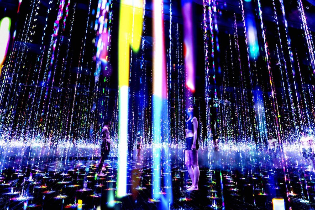 TeamLab and TikTok’s immersive sauna exhibition in Tokyo