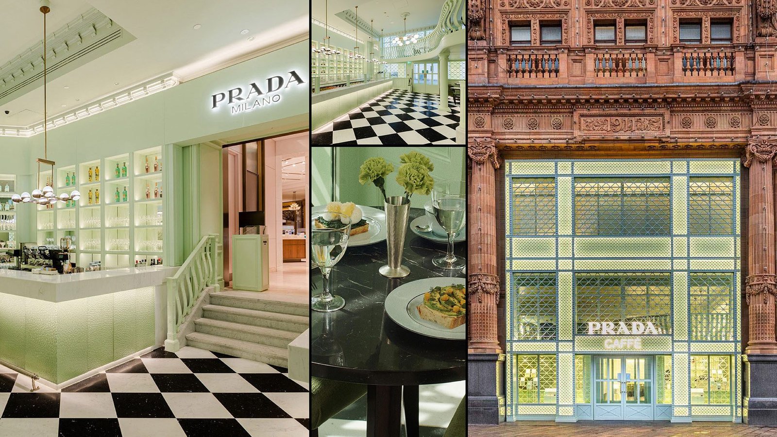 Prada Caffè Opens at Harrods, London