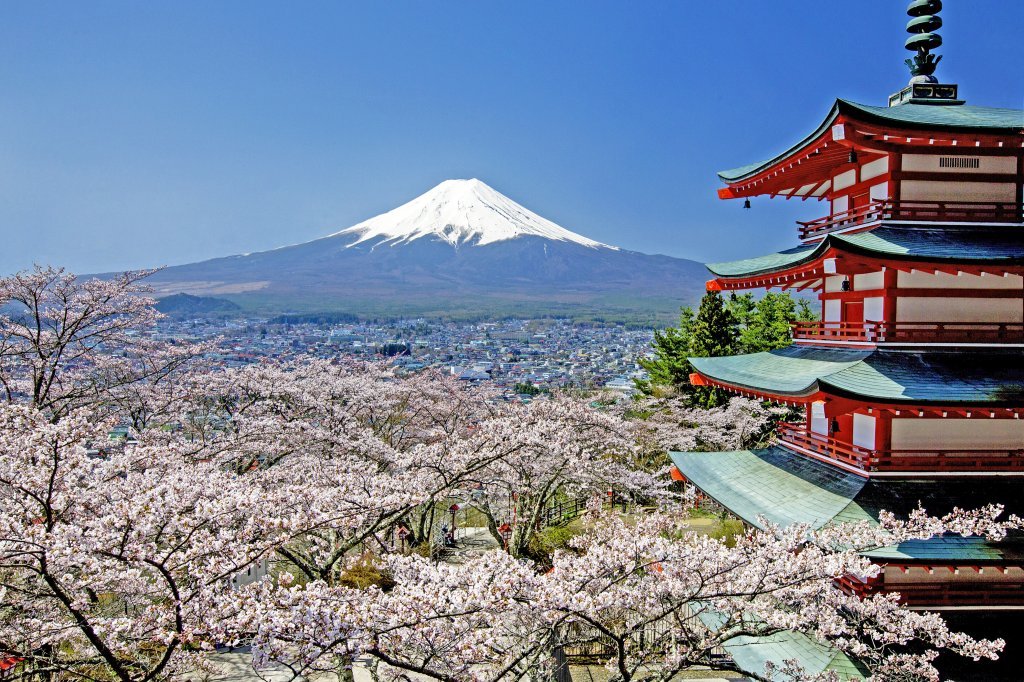 The Famous Five Lakes to view Mt Fuji