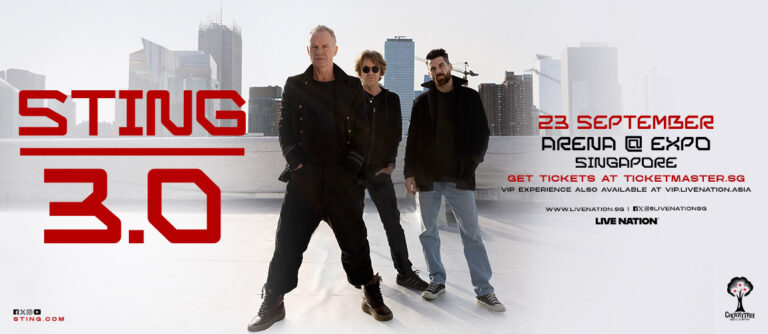 Catch Sting in Asia this September