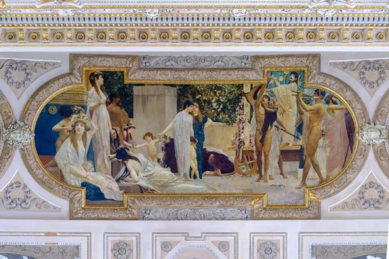 A Vienna Theater Opens Its Prized Klimt Ceiling Paintings